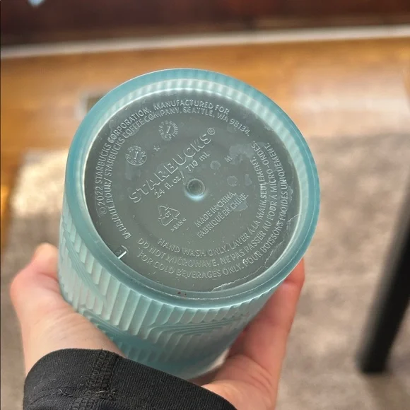 Starbucks Aqua Textured 24oz Tumbler with Straw - Picture 2 of 3